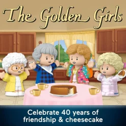 The Golden Girls - Late Night Cheesecake 40th Anniversary Little People Collector Figure 4-Pack