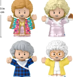 The Golden Girls - Late Night Cheesecake 40th Anniversary Little People Collector Figure 4-Pack