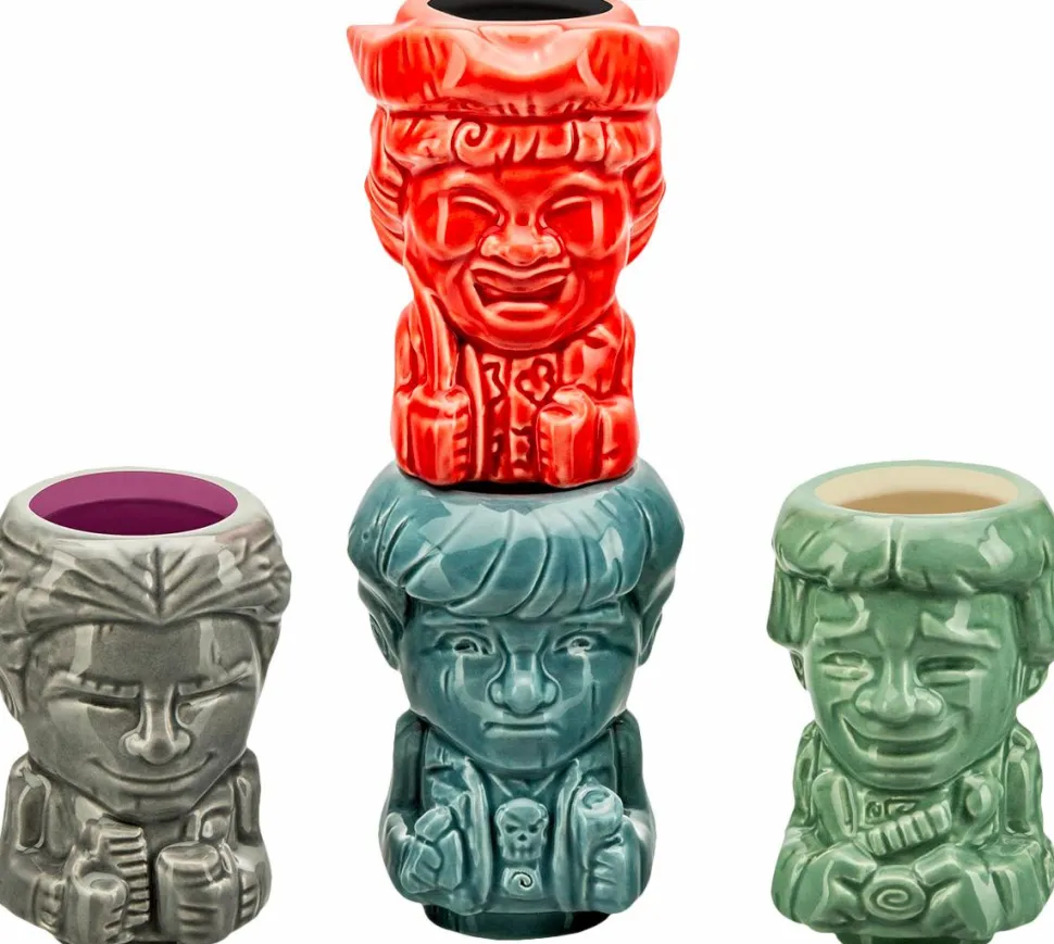 The Goonies - Mikey, Data, Chunk & Mouth Geeki Tikis Mini Muglet 4-Pack