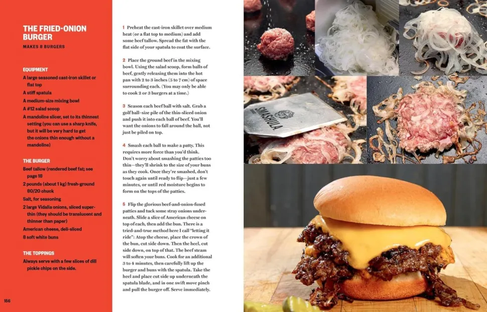 The Great American Burger Book Expanded & Updated Edition by George Motz Hardcover Book