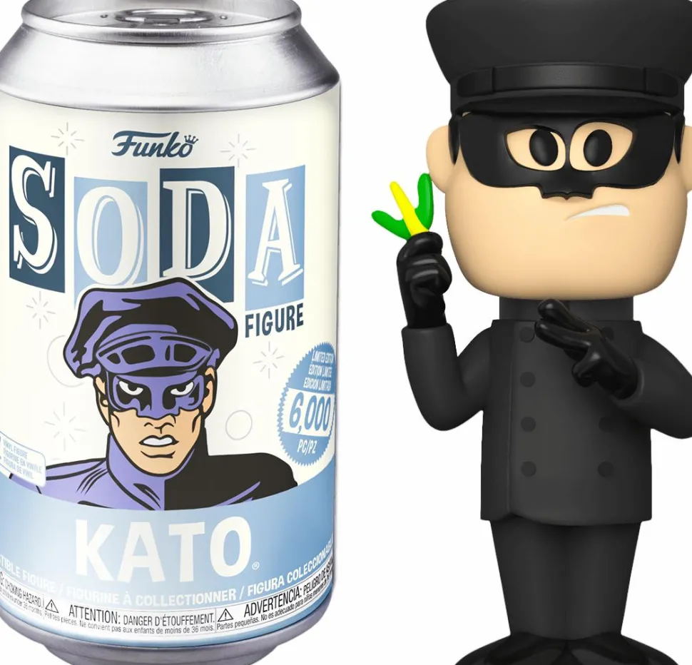 The Green Hornet (1966) - Kato Vinyl SODA Figure in Collector Can (Popcultcha Exclusive)
