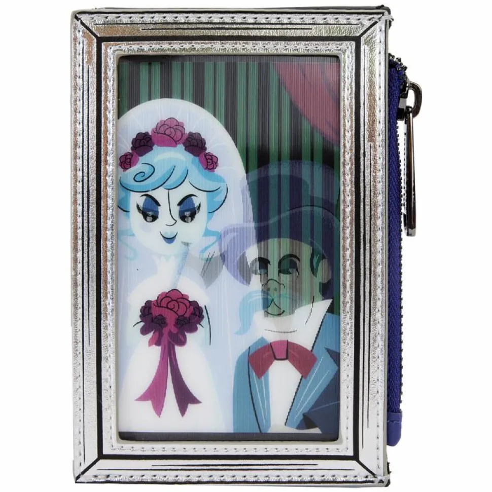 The Haunted Mansion - Black Widow Bride Portrait Lenticular 5" Faux Leather Card Holder