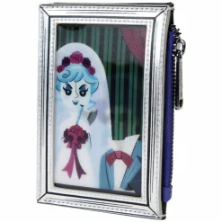 The Haunted Mansion - Black Widow Bride Portrait Lenticular 5" Faux Leather Card Holder