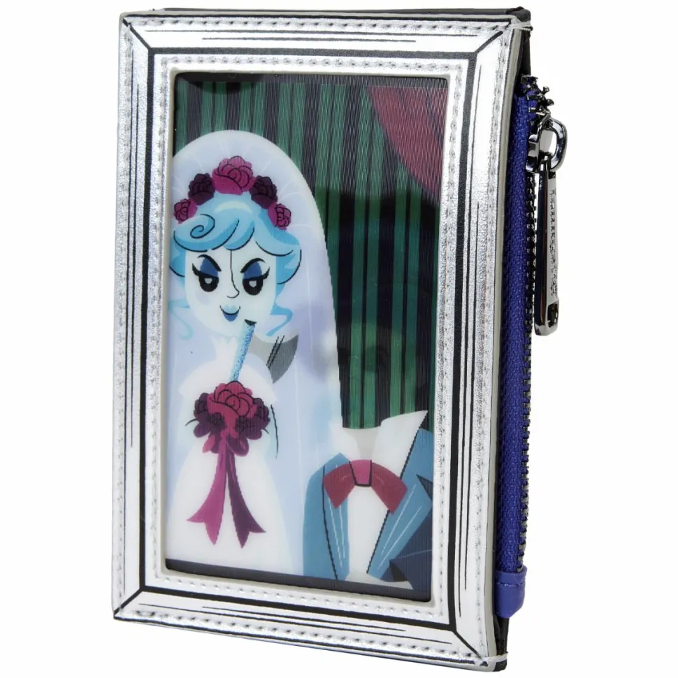 The Haunted Mansion - Black Widow Bride Portrait Lenticular 5" Faux Leather Card Holder
