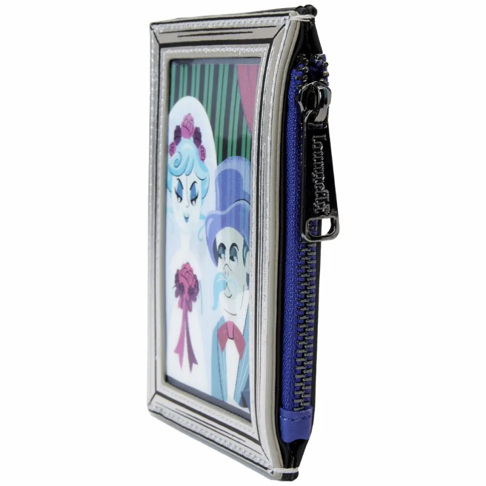 The Haunted Mansion - Black Widow Bride Portrait Lenticular 5" Faux Leather Card Holder