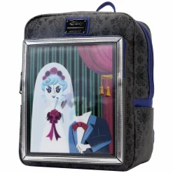The Haunted Mansion - Black Widow Bride Portrait Lenticular 10” Faux Leather Mini Backpack
