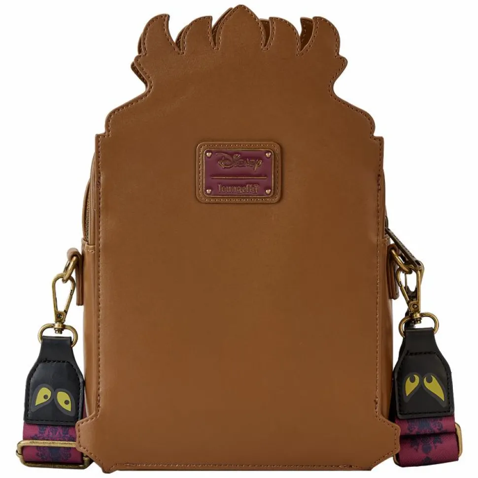 The Haunted Mansion - Grandfather Clock Glow in the Dark 8" Faux Leather Crossbody Bag