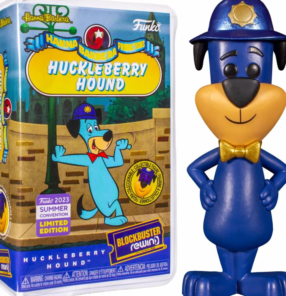 The Huckleberry Hound Show - Huckleberry Hound Blockbuster Rewind Vinyl Figure (2023 Summer Convention Exclusive) (Popcultcha Exclusive)