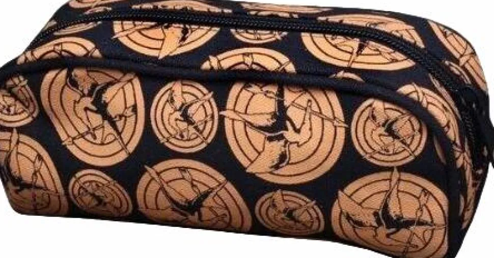 The Hunger Games - Pencil Case Canvas Mockingay Pin