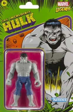 The Incredible Hulk - Grey Hulk Marvel Legends Retro Kenner 3.75” Action Figure