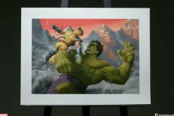 The Incredible Hulk - Hulk and Wolverine: First Appearance Variant Premium Art Print by Paolo Rivera