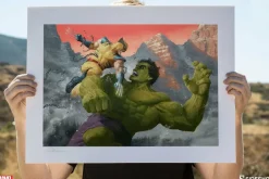The Incredible Hulk - Hulk and Wolverine: First Appearance Variant Premium Art Print by Paolo Rivera