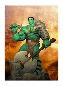 The Incredible Hulk - King Hulk Premium Art Print by Ariel Olivetti