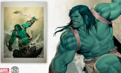 The Incredible Hulk - Skaar: Son of Hulk Premium Art Print by Ariel Olivetti