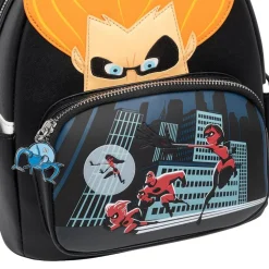 The Incredibles - Syndrome Scene 10” Faux Leather Mini Backpack