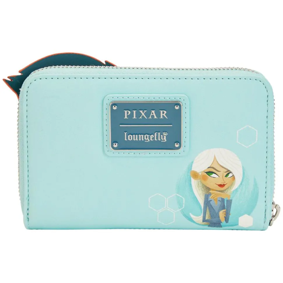 The Incredibles - Syndrome Glow in the Dark 4” Faux Leather Zip-Around Wallet