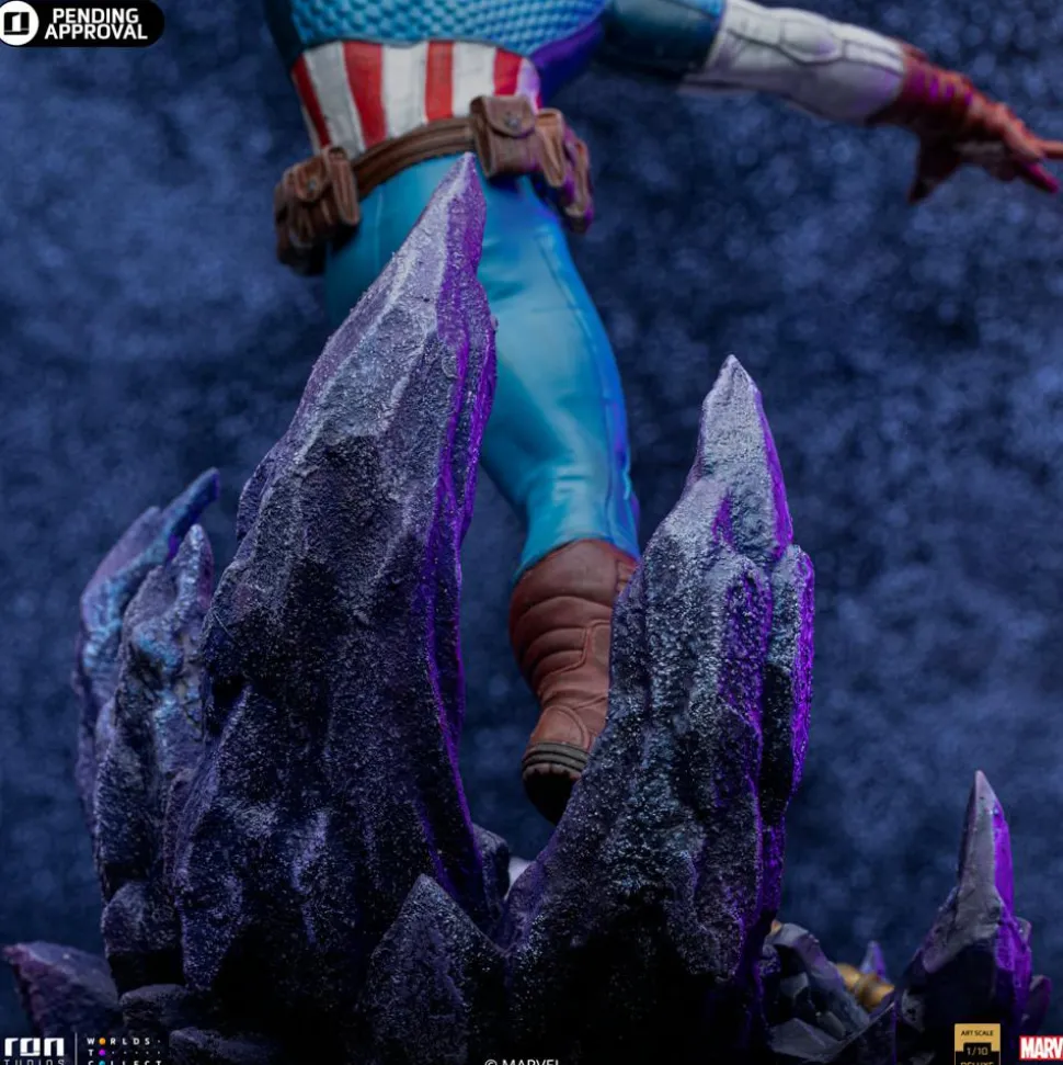The Infinity Gauntlet - Captain America Deluxe 1/10th Scale Statue