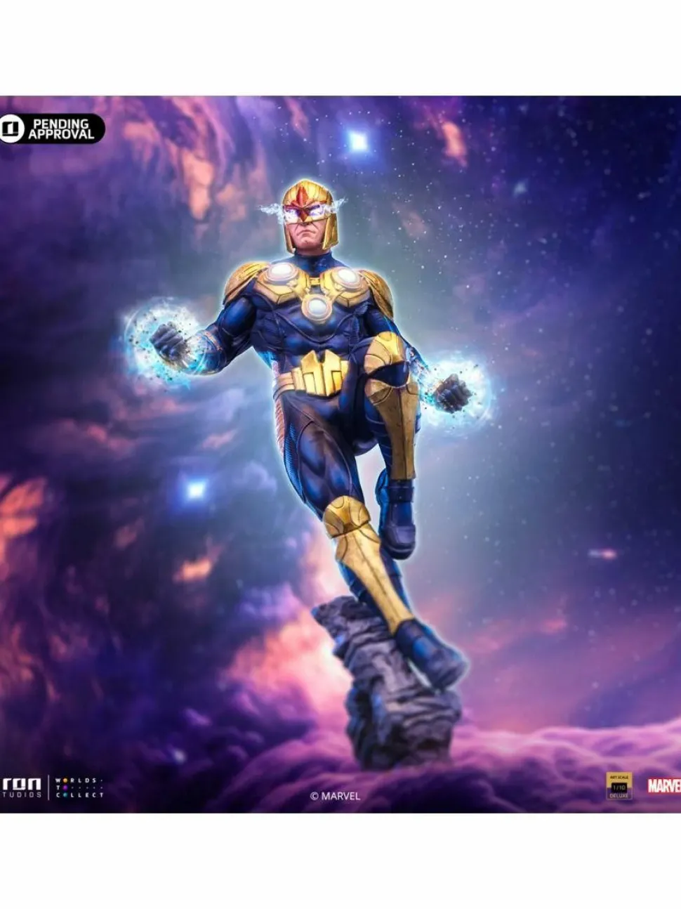 The Infinity Gauntlet - Nova Deluxe 1/10th Scale Statue