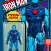 The Invincible Iron Man - Stealth Armor Iron Man Marvel Legends Retro Kenner 3.75” Action Figure