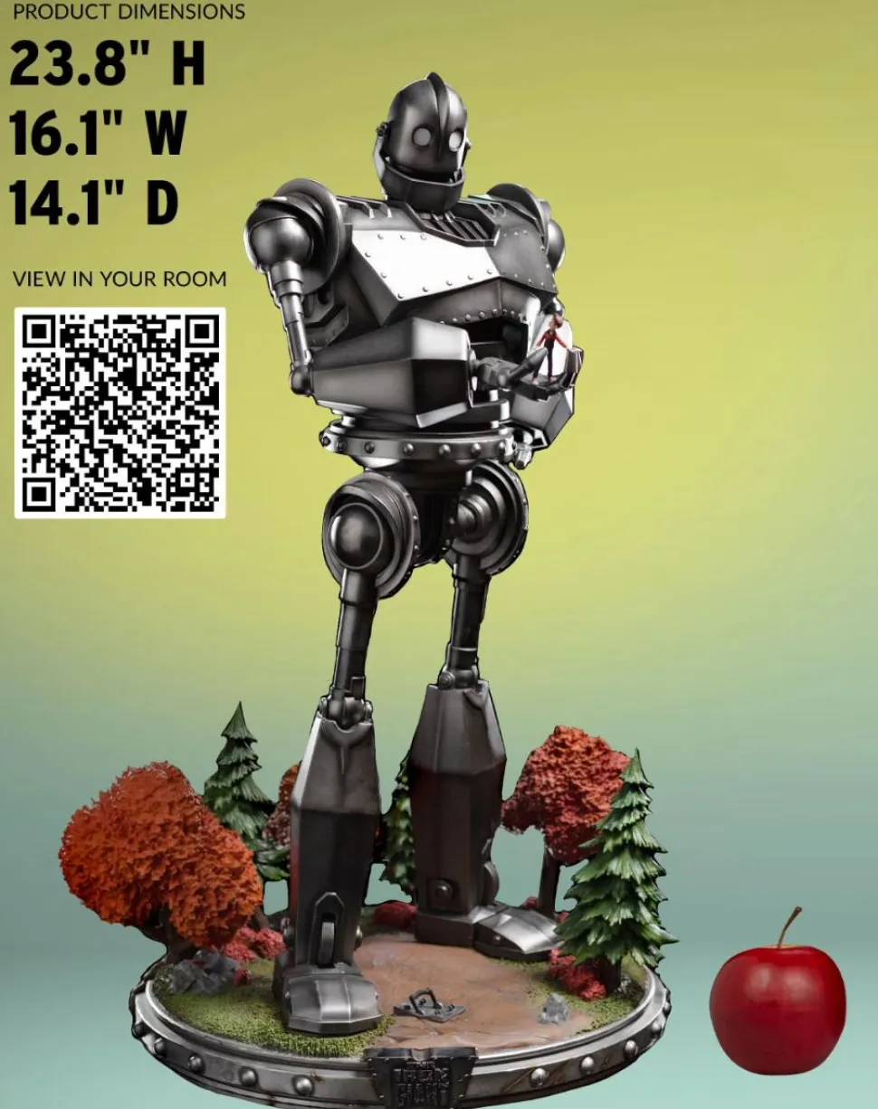 The Iron Giant - Iron Giant & Hogarth Hughes 1/20th Scale Statue