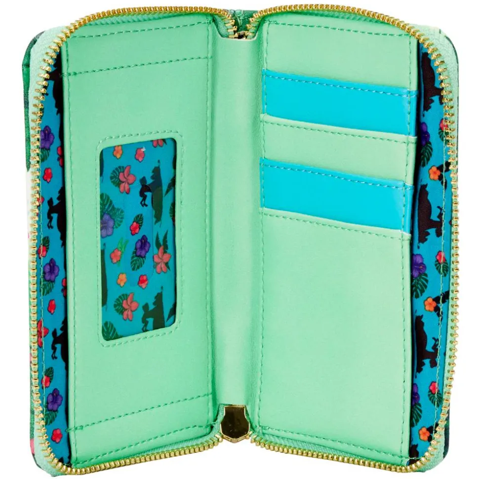 The Jungle Book (1967) - Bare Necessities 4” Faux Leather Zip-Around Wallet