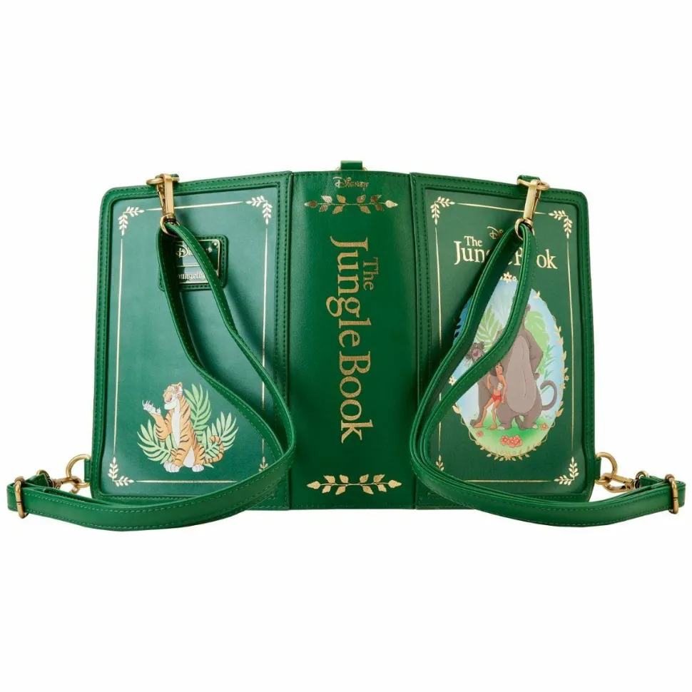 The Jungle Book (1967) - Book 9” Faux Leather Convertible Backpack