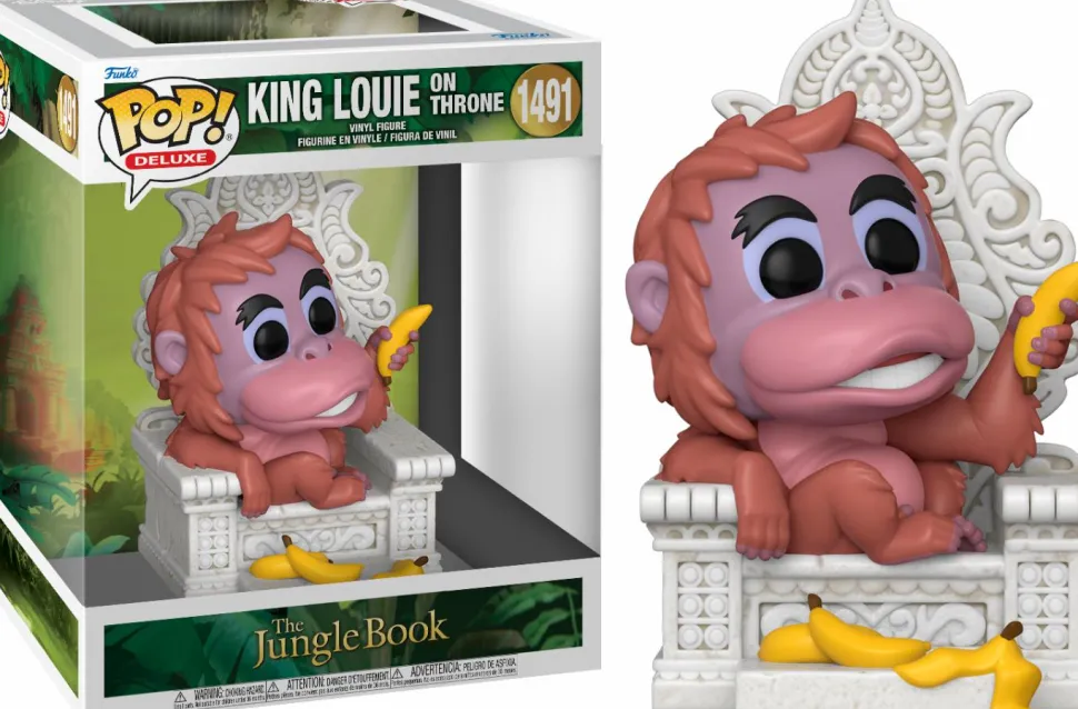 The Jungle Book (1967) - King Louie on Throne Pop! Deluxe Vinyl Figure