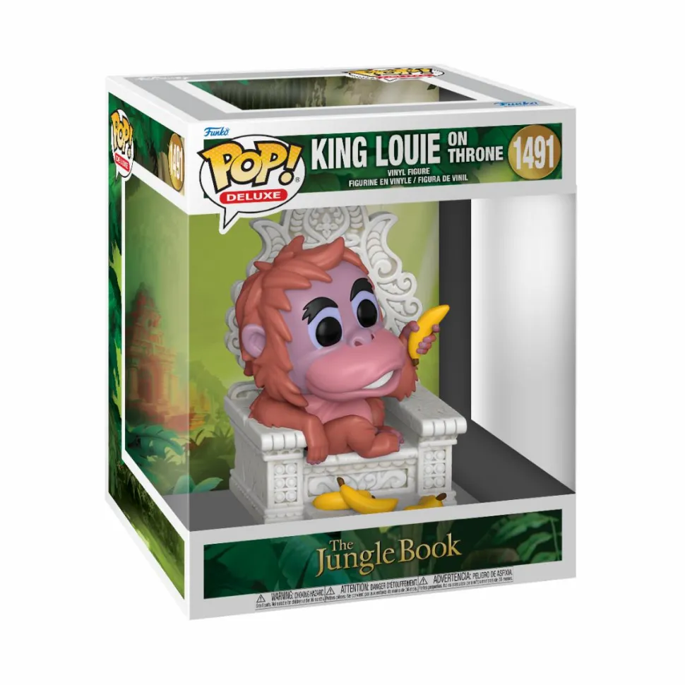 The Jungle Book (1967) - King Louie on Throne Pop! Deluxe Vinyl Figure