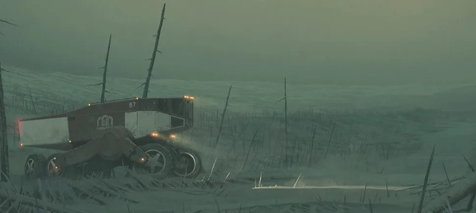 The Labyrinth by Simon Stalenhag Hardcover Book