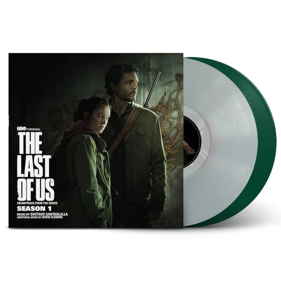 The Last Of Us - Season 1 Original Television Soundtrack by Gustavo Santaolalla & David Fleming 2xLP Vinyl Record (Clear & Green Coloured Vinyl)