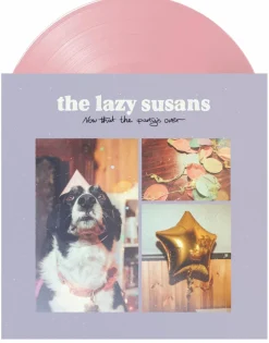 The Lazy Susans - Now That The Party's Over LP Vinyl Record (Baby Pink With Coke Bottle Green Coloured Vinyl)