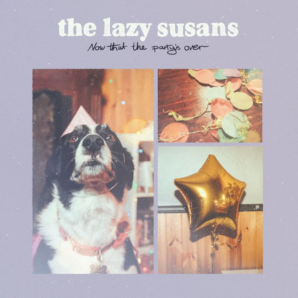The Lazy Susans - Now That The Party's Over LP Vinyl Record (Baby Pink With Coke Bottle Green Coloured Vinyl)