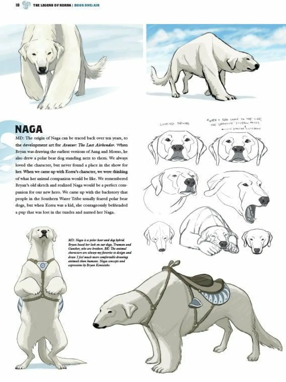 The Legend of Korra - The Art of the Animated Series Book One: Air Hardcover Book (Second Edition)