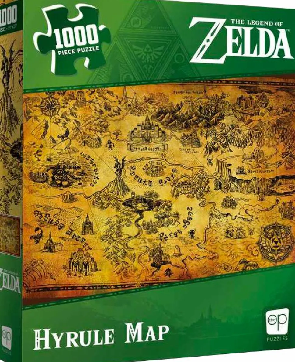 The Legend of Zelda - Hyrule Map 1000 Piece Jigsaw Puzzle