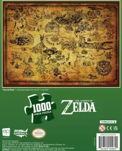 The Legend of Zelda - Hyrule Map 1000 Piece Jigsaw Puzzle