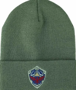 The Legend of Zelda - Hyrule Crest Embroidered Cuff Beanie (One Size Fits Most)