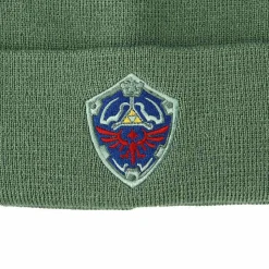 The Legend of Zelda - Hyrule Crest Embroidered Cuff Beanie (One Size Fits Most)