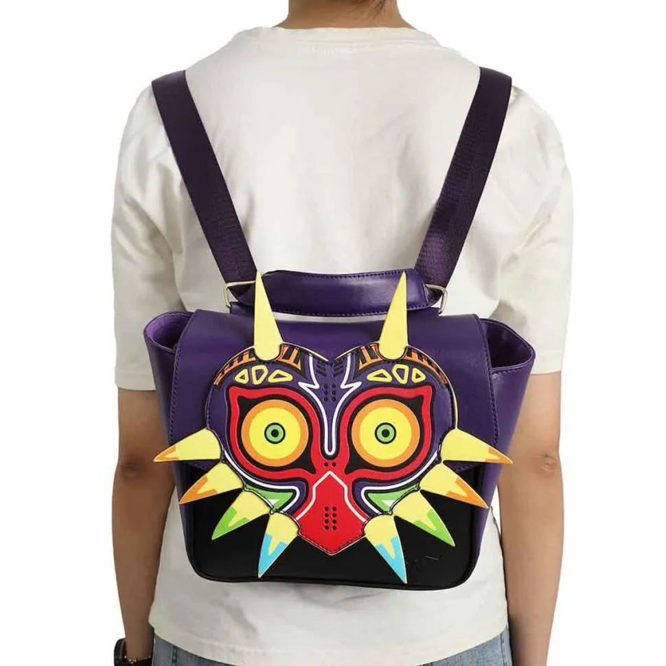 The Legend of Zelda - Majora's Mask 8" Faux Leather Convertible Mini Backpack