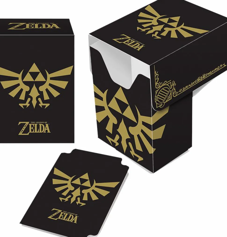 The Legend of Zelda - Ultra Pro Black and Gold Full View Deck Box