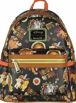 The Lion King (1994) - Character Tribal 10" Faux Leather Mini Backpack