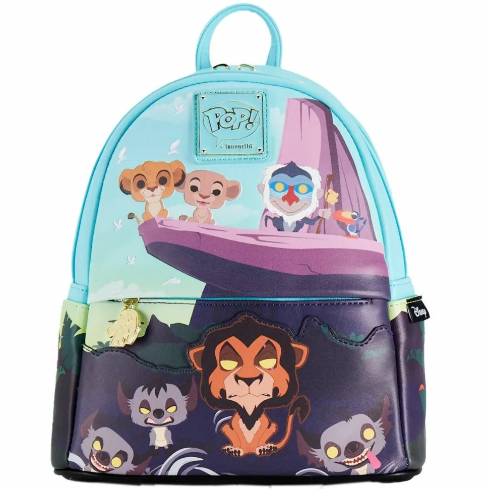 The Lion King (1994) - Pop! Pride Rock 10” Faux Leather Mini Backpack