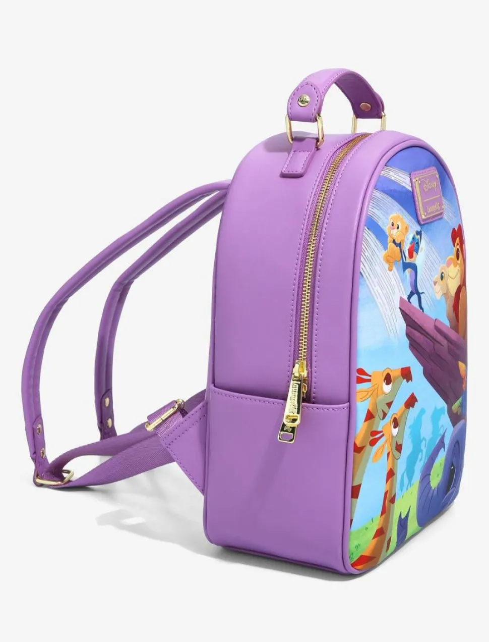 The Lion King (1994) - Pride Rock 12” Faux Leather Mini Backpack