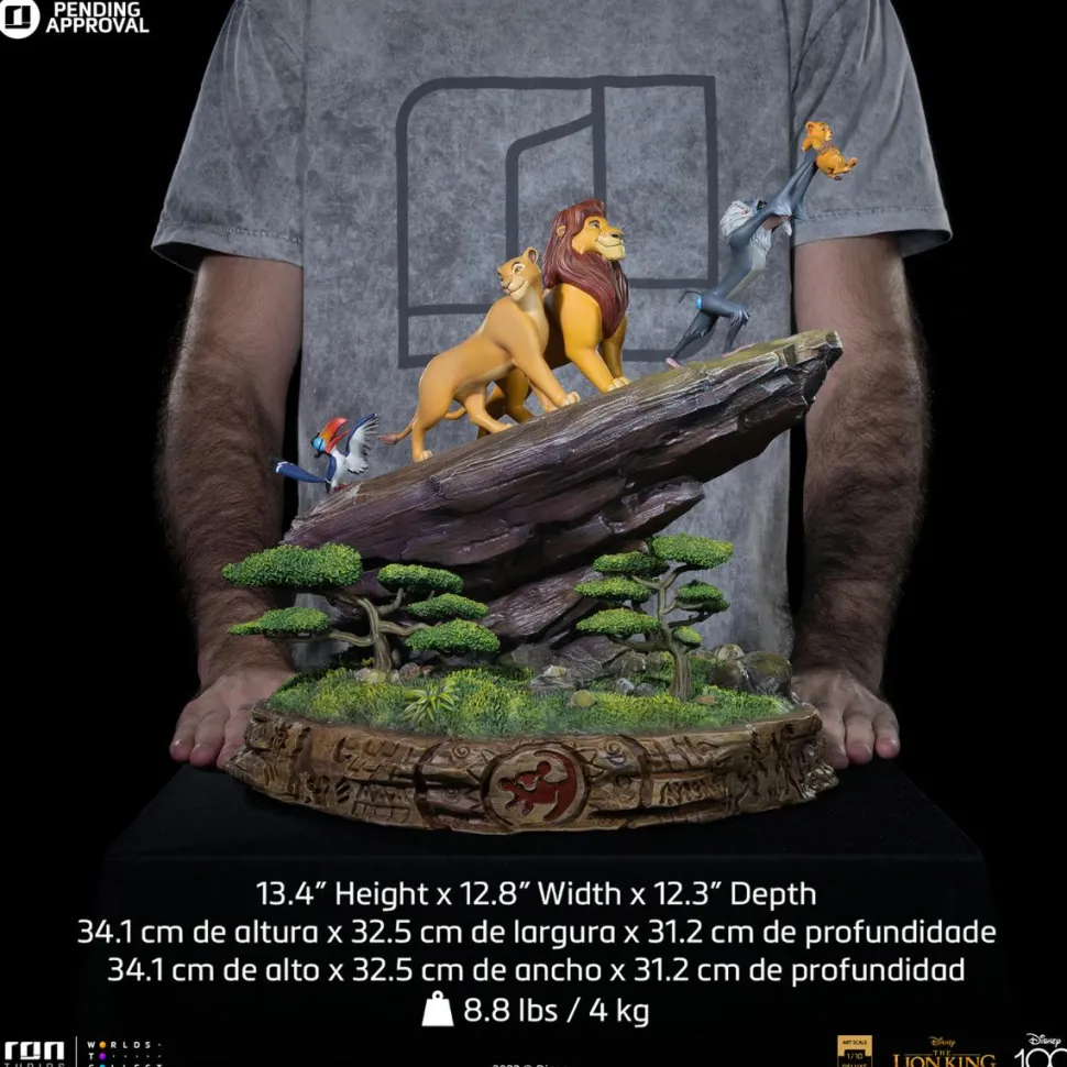The Lion King (1994) - Simba Deluxe 1/10th Scale Diorama Statue