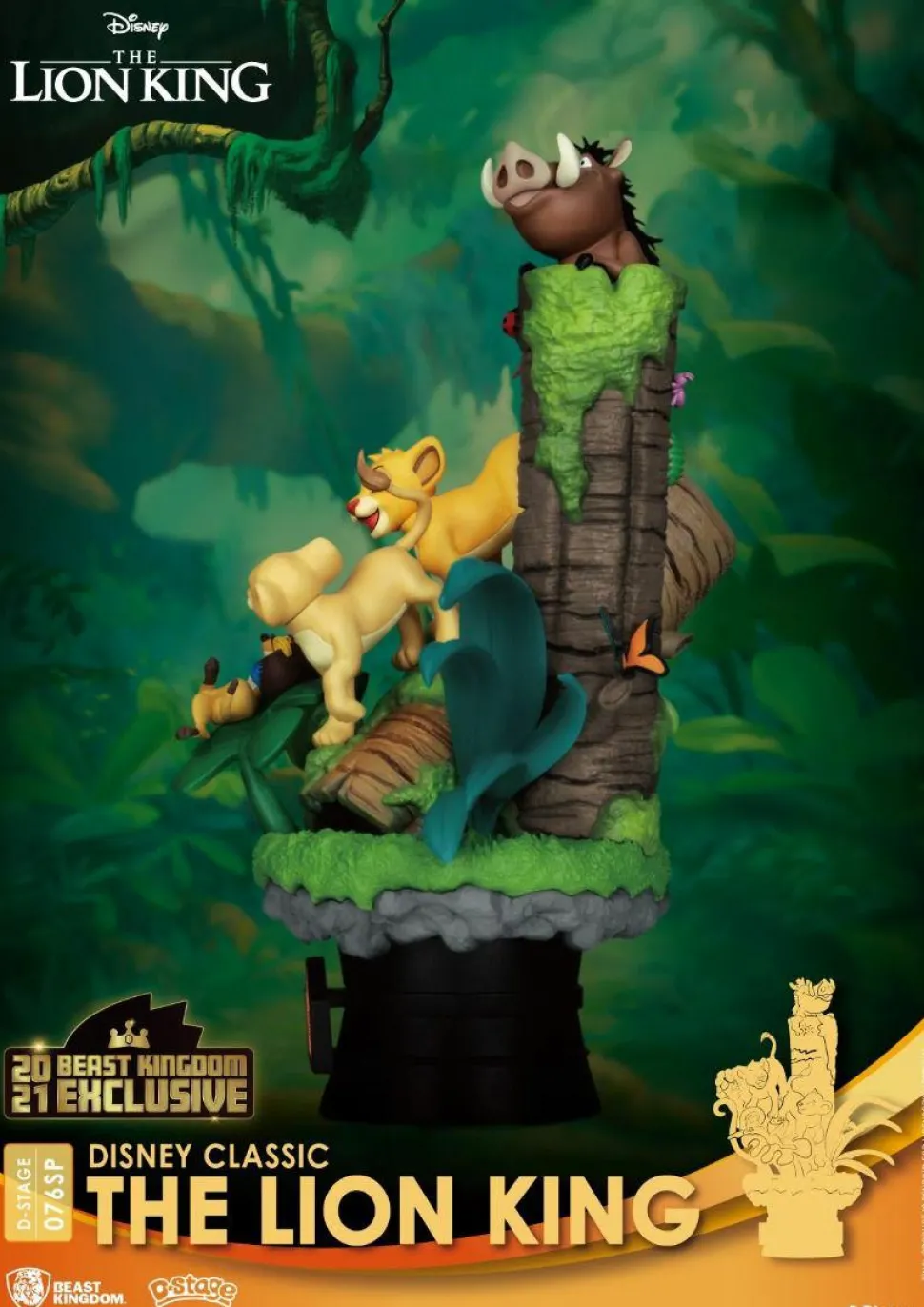 The Lion King (1994) - The Lion King D-Stage Special Edition 7" Diorama Statue (2021 Beast Kingdom Exclusive)