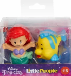 The Little Mermaid (1989) - Ariel & Flounder Disney Princess Fisher-Price Little People 2-Pack