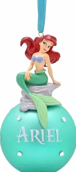 The Little Mermaid (1989) - Ariel Disney Icons & Villains Resin Character on Glass Bauble Ornament