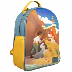 The Little Mermaid (1989) - Ariel & Eric Beach 12” Faux Leather Mini Backpack