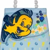 The Little Mermaid (1989) - Flounder Monogram 9” Faux Leather Flap Mini Backpack
