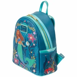 The Little Mermaid (2023) - Live Action 10” Faux Leather Mini Backpack