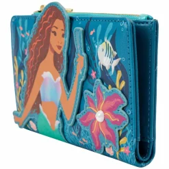 The Little Mermaid (2023) - Live Action 4” Faux Leather Flap Wallet